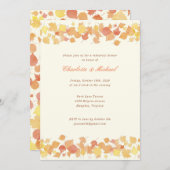 L'automne de l'aquarelle quitte le Invitation de r (Devant / Derrière)