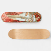 L'Automne door Alphonse Mucha Skateboard (Horizontaal)