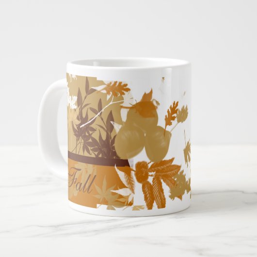 L'automne est là - JUMBO Mug (Devant gauche)