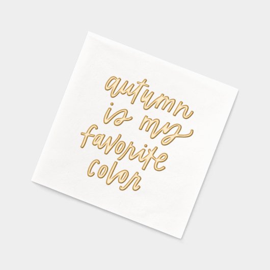 "L'automne est ma couleur préférée" (Gauche)