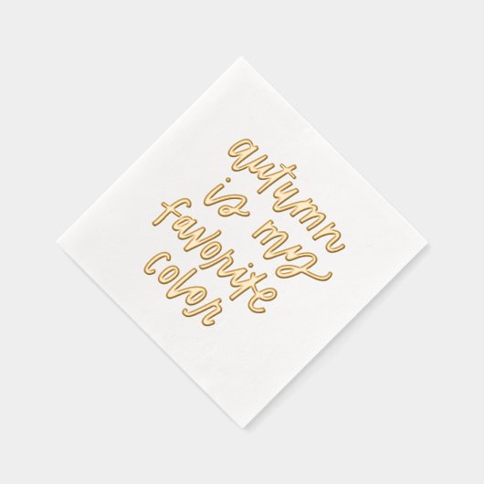 "L'automne est ma couleur préférée" (Droite)