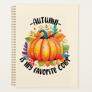 L'automne est ma couleur préférée - Citrouille et
