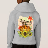 L'automne est ma couleur préférée - Citrouille Feu (Dos)