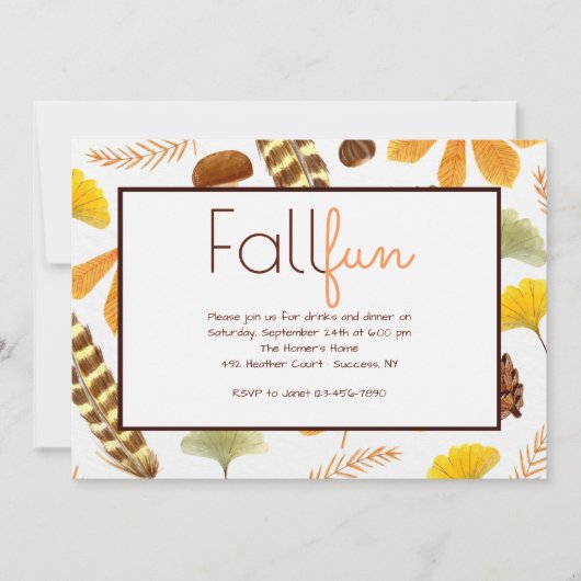 L'Automne Est Sur Invitation Aérienne (Devant)