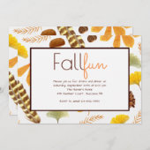 L'Automne Est Sur Invitation Aérienne (Devant / Derrière)