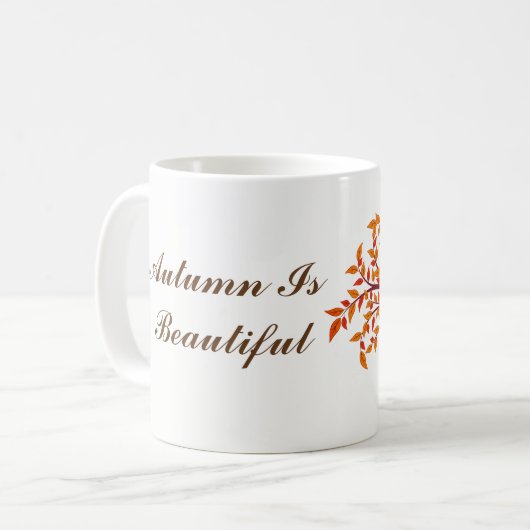 L'Automne Est Une Belle Mug (Devant gauche)