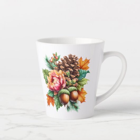 L'Automne Est Une Belle Mug Latte (Droite)