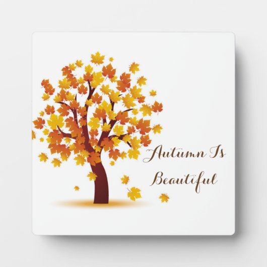 L'Automne Est Une Belle Plaque (Devant)