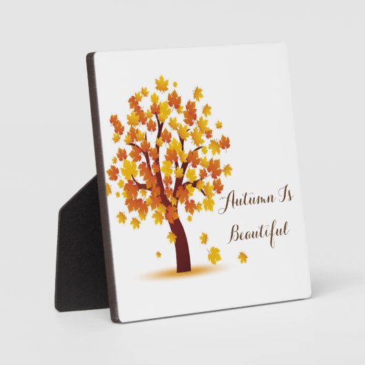 L'Automne Est Une Belle Plaque (Recto)