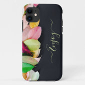 L'automne laisse des coques iphone isolés (Dos)