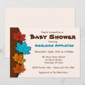 L'automne laisse des invitations à la douche pour (Devant / Derrière)