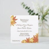 L'automne laisse des invitations Carrés (Debout devant)