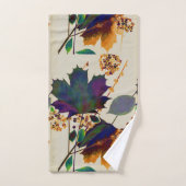 L'automne laisse les couleurs royales (Serviette à main)