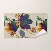 L'automne laisse les couleurs royales (Serviette à main)