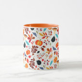 L'automne laisse Motif Mug (Centre)