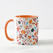 L'automne laisse Motif Mug (Gauche)