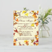 L'automne, l'automne, il laisse une invitation à l (Debout devant)