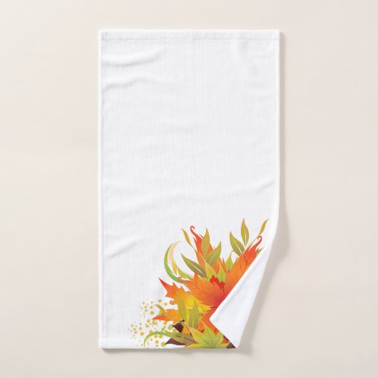 L'automne part Thanksgiving (Serviette à main)