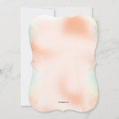 L'automne présente une invitation à la douche (Dos)