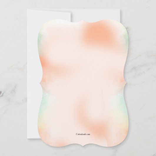 L'automne présente une invitation à la douche (Dos)