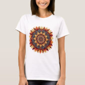 L'automne quitte Mandala T-Shirt 2025 - Tee artist (Devant)