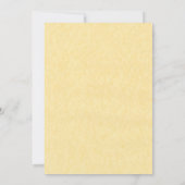 L'automne quitte Thanksgiving Invitation (Dos)