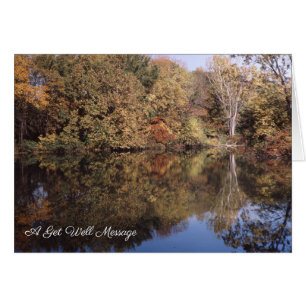 L'automne, réflexions de l'eau obtiennent bien