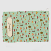 L'automne répand serviette de golf (Horizontal)