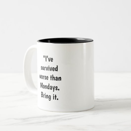 l'autonomisation de la tasse de café, (Devant gauche)