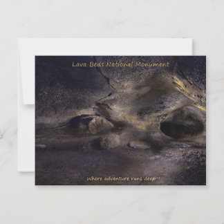 Lava Beds Nationaal Monument - Caving Briefkaart
