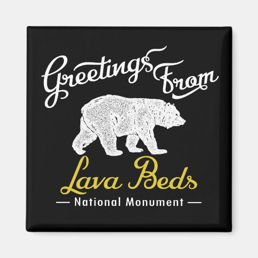 Lava Beds National Monument Beer Magneet (Voorkant)