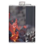 Lava Blocks Heupfles (Achterkant)