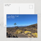 Lava Butte Trail, Oregon Briefkaart (Voorkant / Achterkant)