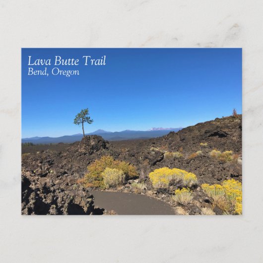 Lava Butte Trail, Oregon Briefkaart (Voorkant)