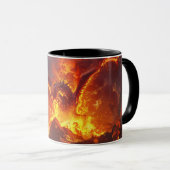 Lava Dragon 11oz Ceramic Mug Mok (Voorkant rechts)