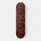 Lava en vulkanische Rocks | Volcano Magma-patroon Skateboard (Voorkant)