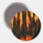 Lava Flames.... Magneet (Voorkant / Achterkant)