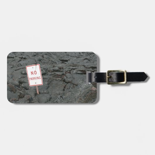 Lava Flow Bagagelabel (Voorkant horizontaal)