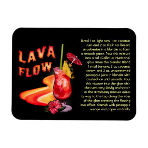 Lava Flow Recipe Magneet