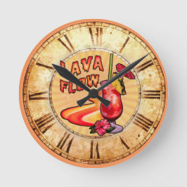 Lava Flow Ronde Klok