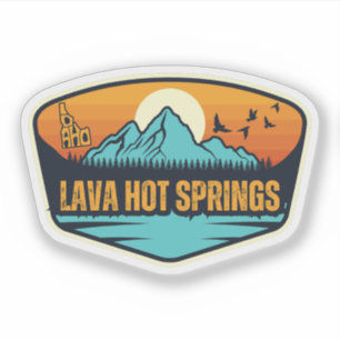 Lava Hot Springs, Idaho Sticker