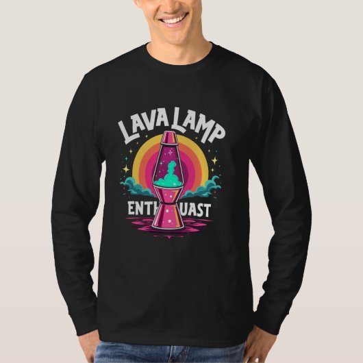 Lava Lamp Retro Aesthetic Psychedelic Groovy Vibes T-shirt (Voorkant)