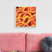 Lava Magma Canvas Afdruk (Insitu (Woonkamer))