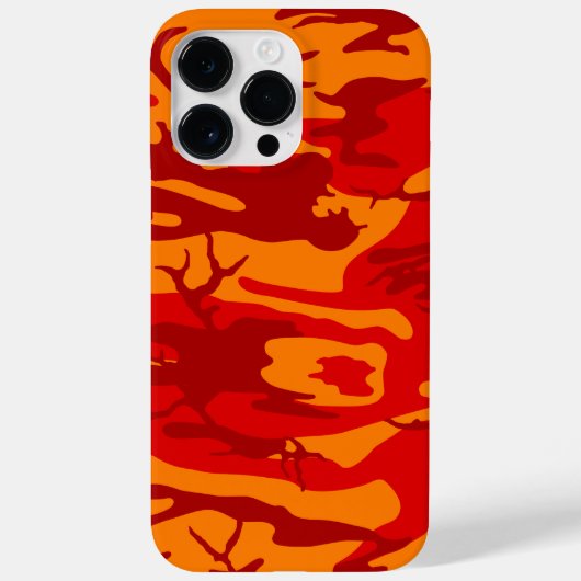 Lava Red Camo Case-Mate iPhone Case (Achterkant)