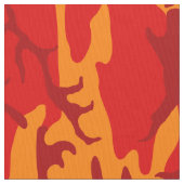 Lava Red Camo Stof (Close Up)