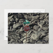 Lava Stop Photo Briefkaart (Voorkant / Achterkant)