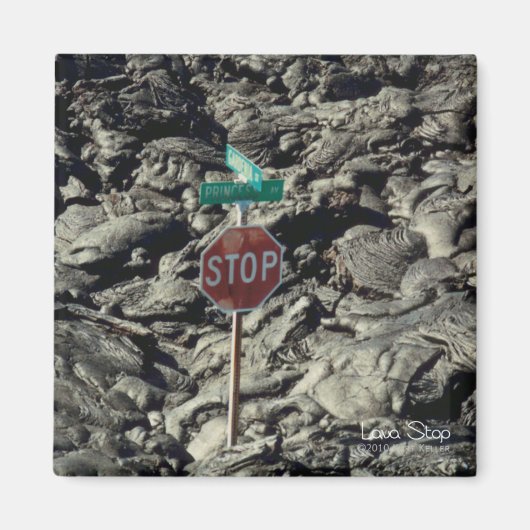 Lava Stop Photo Magneet (Voorkant)