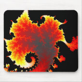 Lava-Zee - Fractal Mousepad Muismat (Voorkant)