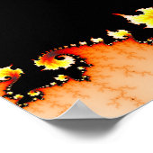 Lava-Zee - Fractal Poster (Hoek)