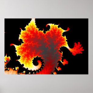 Lava-Zee - Fractal Poster